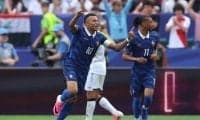エムバペ2戦連発 15得点目で歴代3位