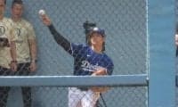 大谷翔平ブルペン入り 7月22日以来