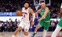 ピストンズが22点差を挽回して勝利