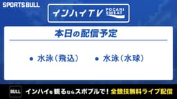 夏季インターハイ
水泳 飛板飛込ほか