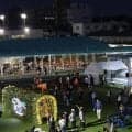 阪神アーバンナイター開幕！　園田競馬場でバージョンアップしたイルミネーションの点灯式に大歓声