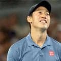  錦織圭 日本のジュニアとヒッティング 