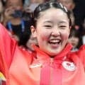 「素敵なファミリーです！」　家族４人の集合写真投稿の張本美和「今は卓球と勉強を頑張ります」と恩返し誓う　ＳＮＳ「最高」「みんないい笑顔」