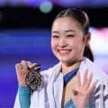 【フィギュア】島田麻央、クルッと回転→ノーバン投球　エンゼルスvsドジャースの始球式登場