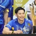 【バレー】西田有志、妻の古賀紗理那さんに感謝「妻の力がない限り、このコンディションやパフォーマンスはない」…ＳＶリーグ初制覇＆ＭＶＰ