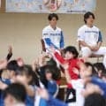 【日本ハム】小学校訪問　よさこいソーランで激励され進藤「懐かしい」初訪問の大塚「元気に」