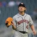 アストロズ今井達也　５回途中３失点、降雨降板で２敗目も無四球と制球力改善