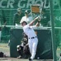 【阪神】ドラ１立石正広、フリー打撃で左翼席中段にアーチ　大山、佐藤、森下もゲージ裏から視線