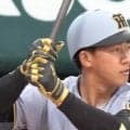 阪神ドラ1がいきなり“衝撃”「怪物の予感」　初スイングで虎党確信「申請はもう済んだか？」