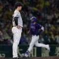 阪神　投手のマラーに２ラン被弾　中日・井上監督はニンマリも、石黒はマウンド上で呆然　６点ビハインドの苦しい展開に　阪神で今季の聖地弾は佐藤輝と森下だけ
