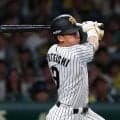 阪神ドラフト１位の立石が聖地初安打　７点ビハインドの虎に希望の光　打球速度１６７・４キロの弾丸ライナーで中前打　坂本の２点打など一挙４点の反撃呼び込む