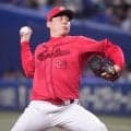 【広島】栗林良吏が右内転筋負傷のため出場選手登録を抹消