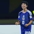 「並外れている」日本代表10番の“衝撃スーパーゴール”に海外ファン驚愕！16歳・北原槙は「例外的なタレント」「まるでベテラン」【U17アジア杯】