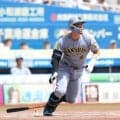 佐藤輝明 13試合連続安打で記録王手