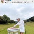 ３２歳美女ゴルファー　突然の大胆ショット「いやん」「急にセクシー」「たまりません」「ドキドキしちゃう」井上莉花にくぎ付け