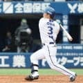 【DeNA】ドラ１小田康一郎のプロ初打席は代打で出場し右飛