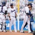 【ヤクルト】６日に緊急降板の高梨裕稔は「右前腕の肉離れ」と発表
