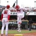 広島が１日限定“マリオセレブレーション”　坂倉らがハテナブロック上でマリオジャンプ　試合も快勝でセ独り勝ち