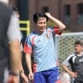 【Ｗ杯】上田綺世は風格漂わせ「順調に万全の準備でここまで来られた。初戦に向かう上で、すごく良いチーム作りができている」