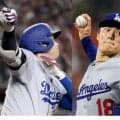 笑顔で両肩ポンポン　先頭弾の大谷翔平、勝利の儀式“主役”の場所を快投山本由伸に譲る　ほっこりシーン