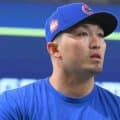 鈴木誠也がレーザービーム！敵地騒然　初回に右翼から二塁へワンバウンド送球　思わず笑みこぼれる