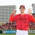 【広島】12日に24歳誕生日　岡本駿チームトップタイ５勝目「大人になった」７回８奪三振０封