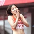 【陸上】三笘薫の妻・剱持クリアは入賞まで6センチ…オレンジ色ウエアで６年ぶり日本選手権登場