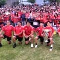【ラグビー】「まだ卒業旅行に行っていない…」日本代表初選出の上ノ坊駿介はシーズンが終わってもラグビー漬けの日々　神戸が優勝報告会