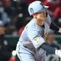 阪神・坂本誠志郎がプロ初の逆方向弾！解説の前ヤクルト監督「ちょっとびっくりしましたね」初回に打者８人の猛攻で一挙５得点　先発・村上を強力援護