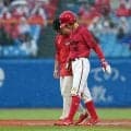 広島・辰見「左膝内側側副靱帯損傷」