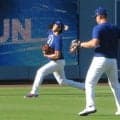 大谷翔平が２度目のキャッチボール　約２５分間で強度上げて変化球も投じる　左膝に負担がかかるブルペンでシャドーピッチングで確認も