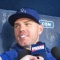 決勝打のフリーマン、大谷の３カ月ぶり二盗を称賛「ショウヘイの盗塁は本当に大きかった」　ホットラインで逆転勝利　適時打で２度ホームへ迎え入れる