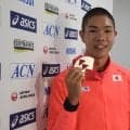【陸上】男子400m障害で銀メダル後藤大樹がU20世界選手権から帰国「今日はすしの気分」