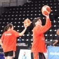 【バスケ】渡嘉敷来夢「最終選考。しっかりアピールできるように」W杯へ向けて韓国と対戦