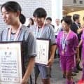 【女子サッカー】藤枝順心が全国高校総体優勝を報告　準決勝で同点ヘッドのＦＷ西梨恋「冬はスタメンを取る」