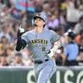 阪神・佐藤輝　今季２度目の３戦連発！エグい弾道２７号　「いいピッチング」下村プロ初勝利アシスト　巨人３連戦で計４発６打点