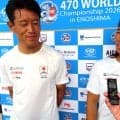 磯崎哲也、関友里恵組　総合３位で上位１０組のメダルレース進出確定　４７０級世界選手権