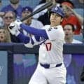 大谷翔平、第１打席で右前打　時速１７６キロのゴロ打球で一、二塁間破る　先頭で出塁も後続凡退無得点