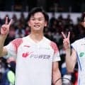 【バドミントン】９歳差ペア田口真彩＆渡辺勇大組、無念の３回戦敗退　世界１位中国選手に完敗