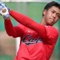 広島・新人の西川篤夢 プロ初スタメン