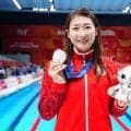 【競泳】池江璃花子「楽しかったです」体調万全ではない中で50ｍバタ銅、４００ｍリレー銀