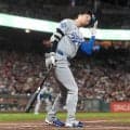 大谷翔平、ヘルメットが脱げるほどのスイングも空振り三振　ここまで快音響かず