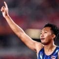 【陸上】９秒台３連発のブーンソン、２００ｍ準決は“ブレーキ”踏みながら２０秒１０の大会新　ＳＮＳ驚嘆「あれだけ流して…」