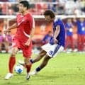 【サッカーＵ２１】ＦＷンワディケウチェブライアン世雄が決勝ゴール「自分の得意なプレーを狙った」　難敵・北朝鮮を撃破　準決勝はウズベキスタン戦…アジア大会