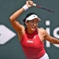内島萌夏 完勝でアジア大会2回戦進出