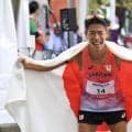 【陸上】マラソン競歩で勝木隼人が金メダル「長い方が僕は速い。後半にどんどん加速していく」