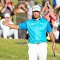 松山英樹　４打差１２位　今年初Ｖへ「６７」好発進　１８番１０メートルロングパット決めバーディー＆ガッツポーズ締め