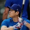 大谷翔平、169・8キロ右腕対策か　フリー打撃72スイングで柵越え６本　打席の前に立つ工夫も