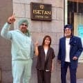 “インドの狂虎”タイガー・ジェット・シン、猪木さん「襲撃」伝説の「新宿伊勢丹前」でＳａｒｅｅｅと遭遇…太陽神にエール「闘いの魂を大切に頑張って広げてください」