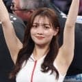 「真の勝利の女神」「かわいすぎる」ラウンドガールも務めた名捕手の娘がソフトバンク祝福